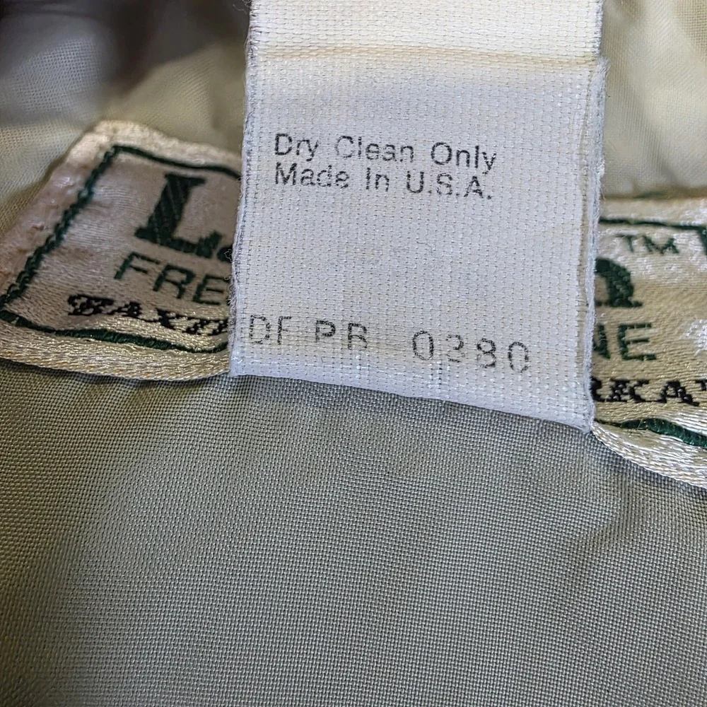Vintage LL Bean Baxter State Parka Jacket Mens Large Hooded Made in‎ USA Chore